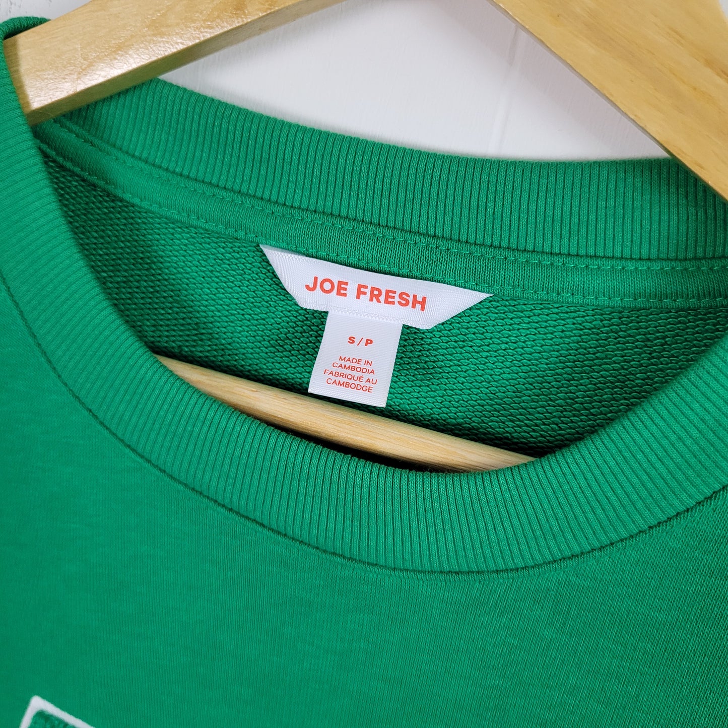 Green "MVP" Graphic Sweatshirt - Joe Fresh (S)
