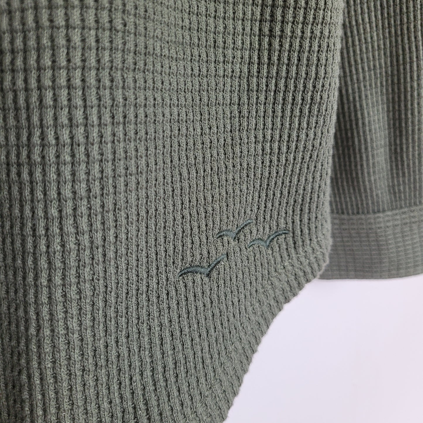 Olive Waffle Knit Shacket - Lazypants (Small)
