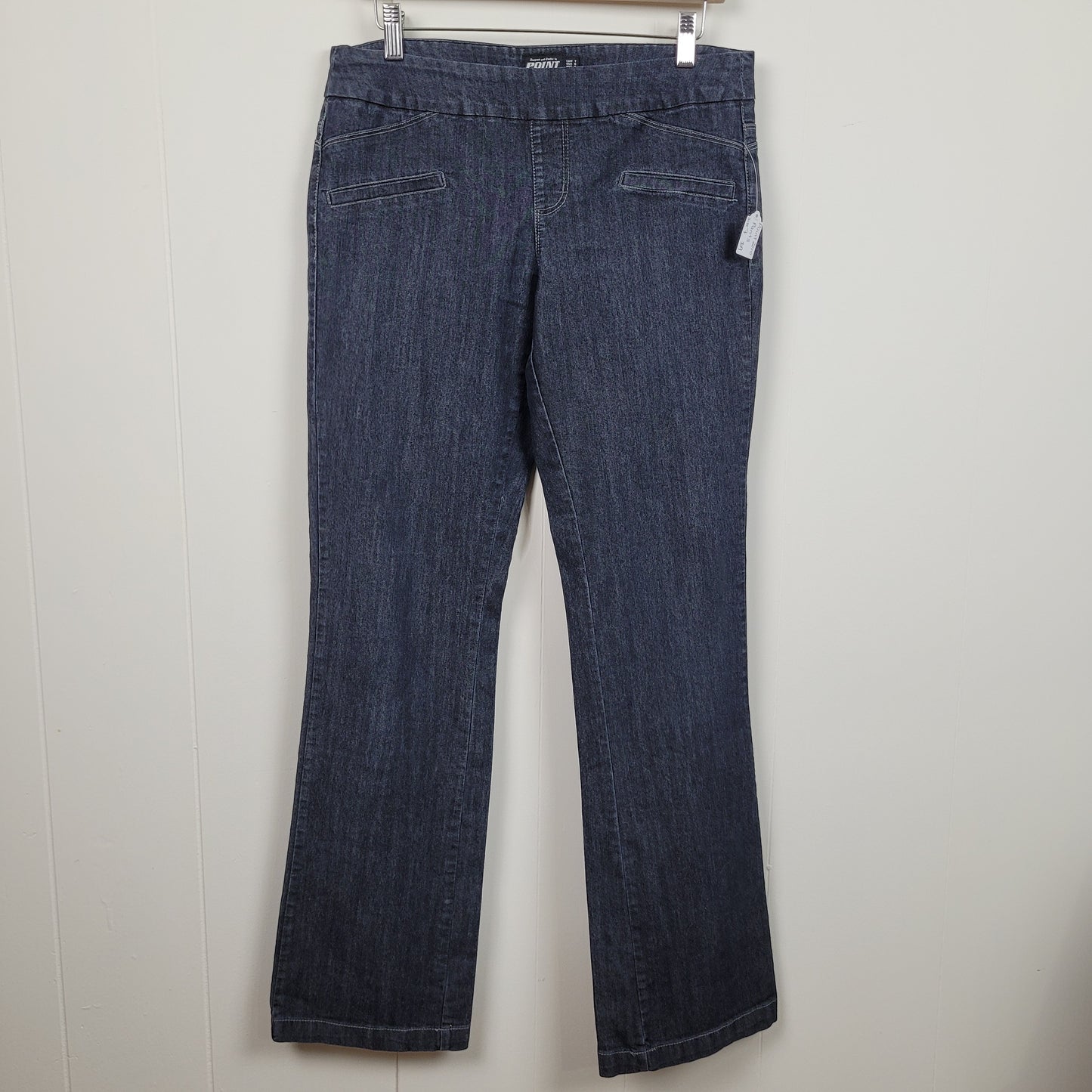 Dark Wash Bootcut Trousers - Point Zero (Medium)