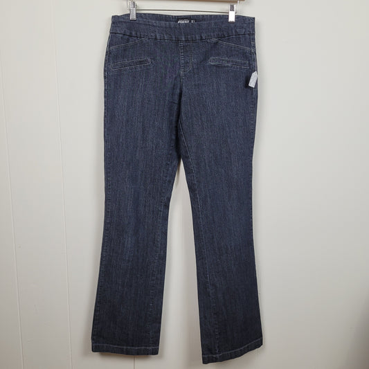 Dark Wash Bootcut Trousers - Point Zero (Medium)