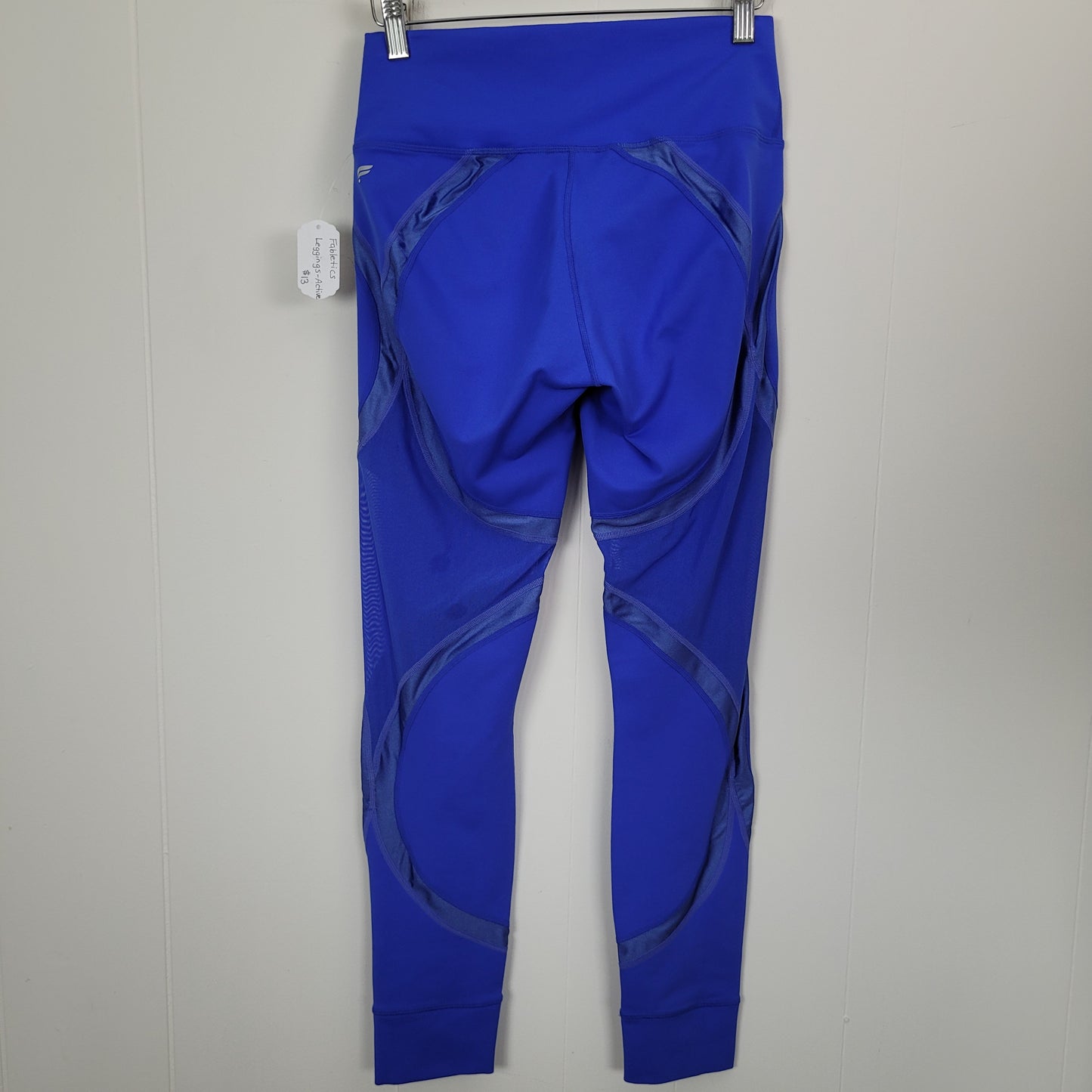 Cobalt Blue Mesh Panel Leggings - Fabletics (Estimated Size Small)