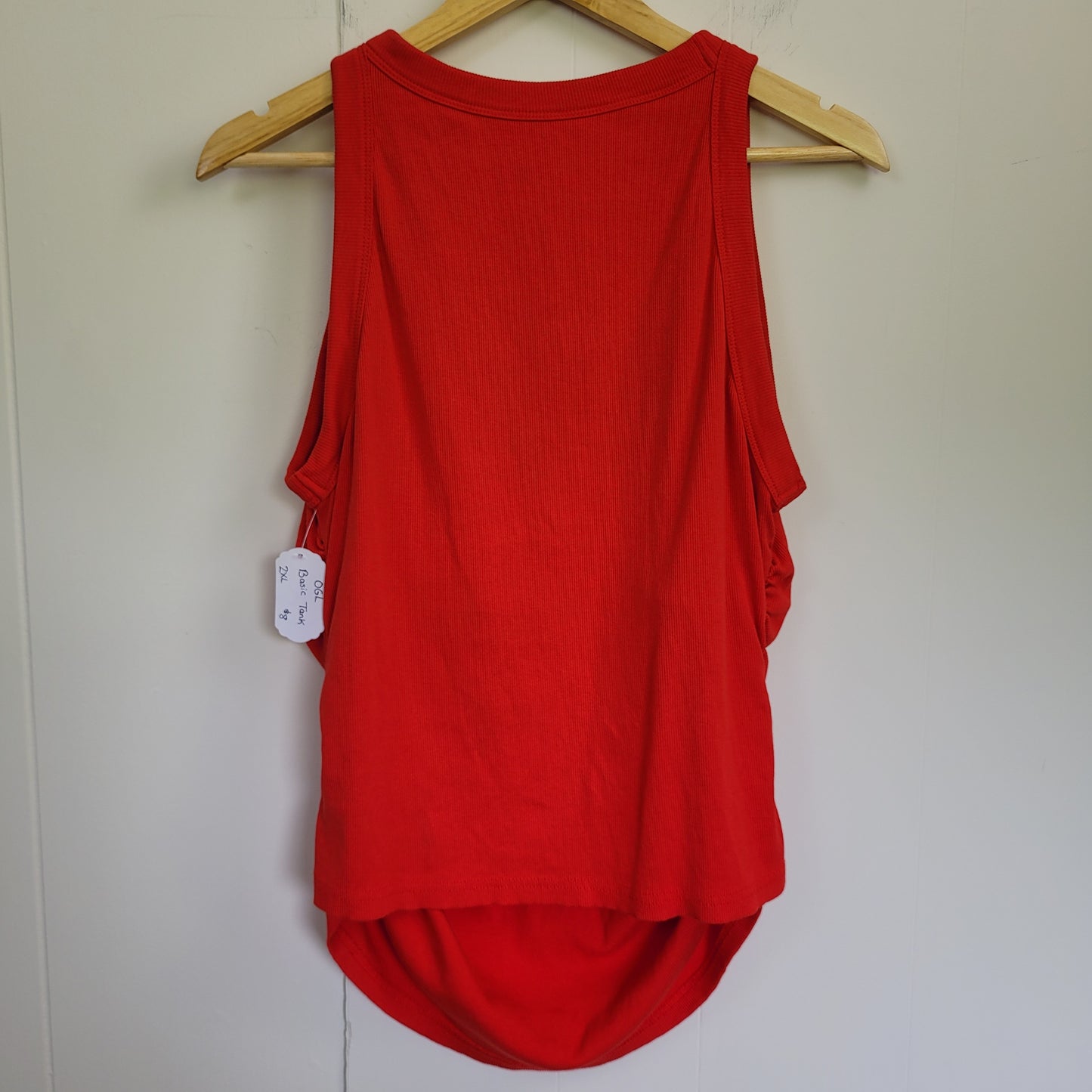 Red Ruched Tank Top - OGL (2XL)
