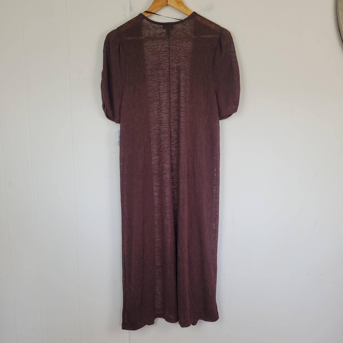 Brown Open-Front Longline Cardigan - Torrid (0 - Large)