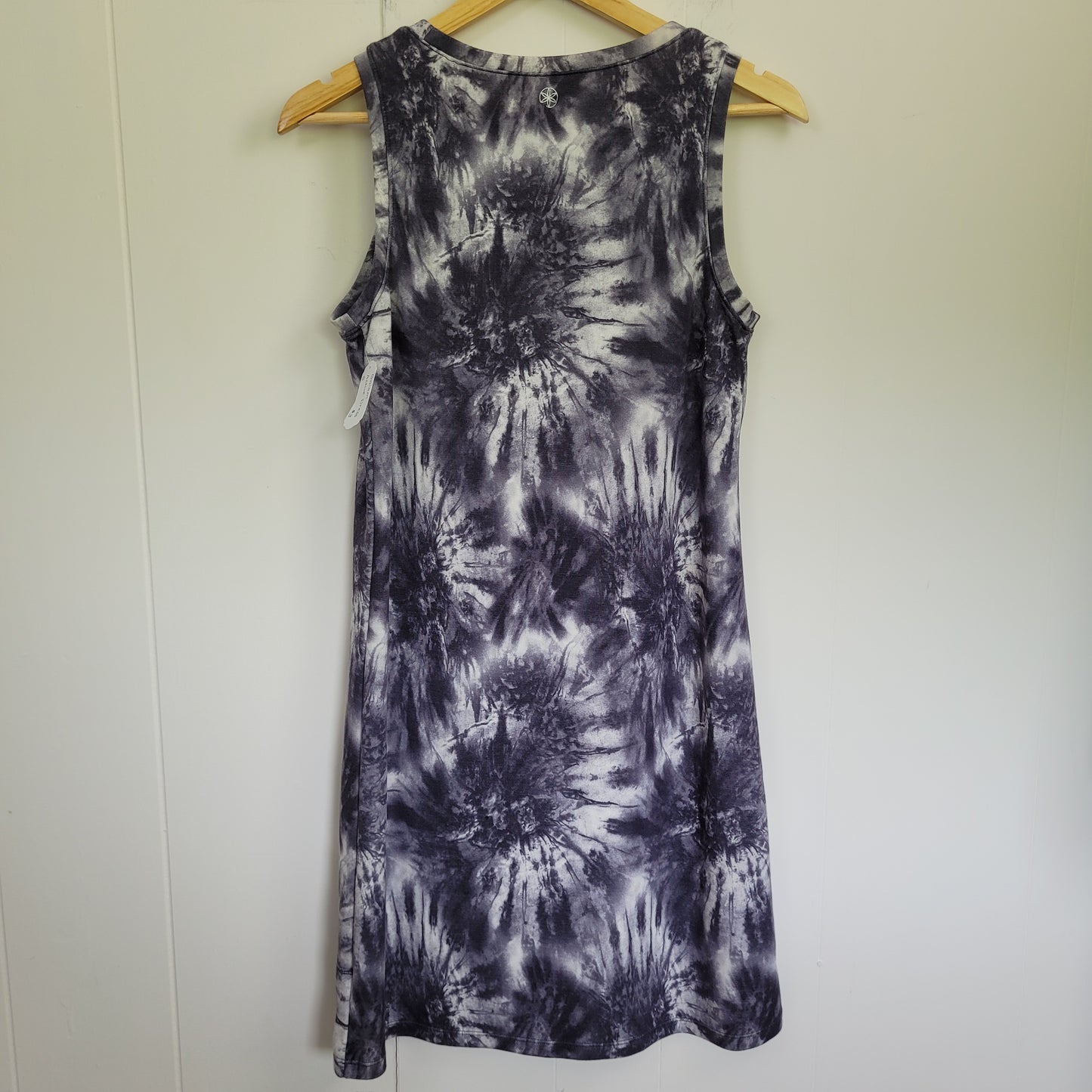 Grey Tie-Dye Sleeveless Dress - GAIAM (Small)
