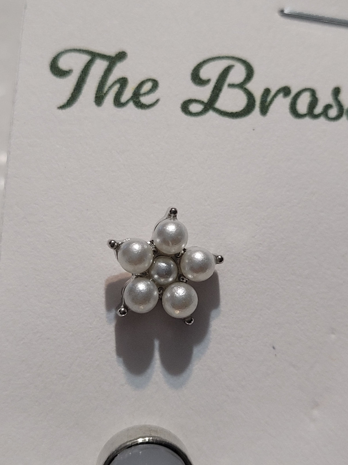 2-Pair Pearl Cluster & Milky Faceted Stud Earrings