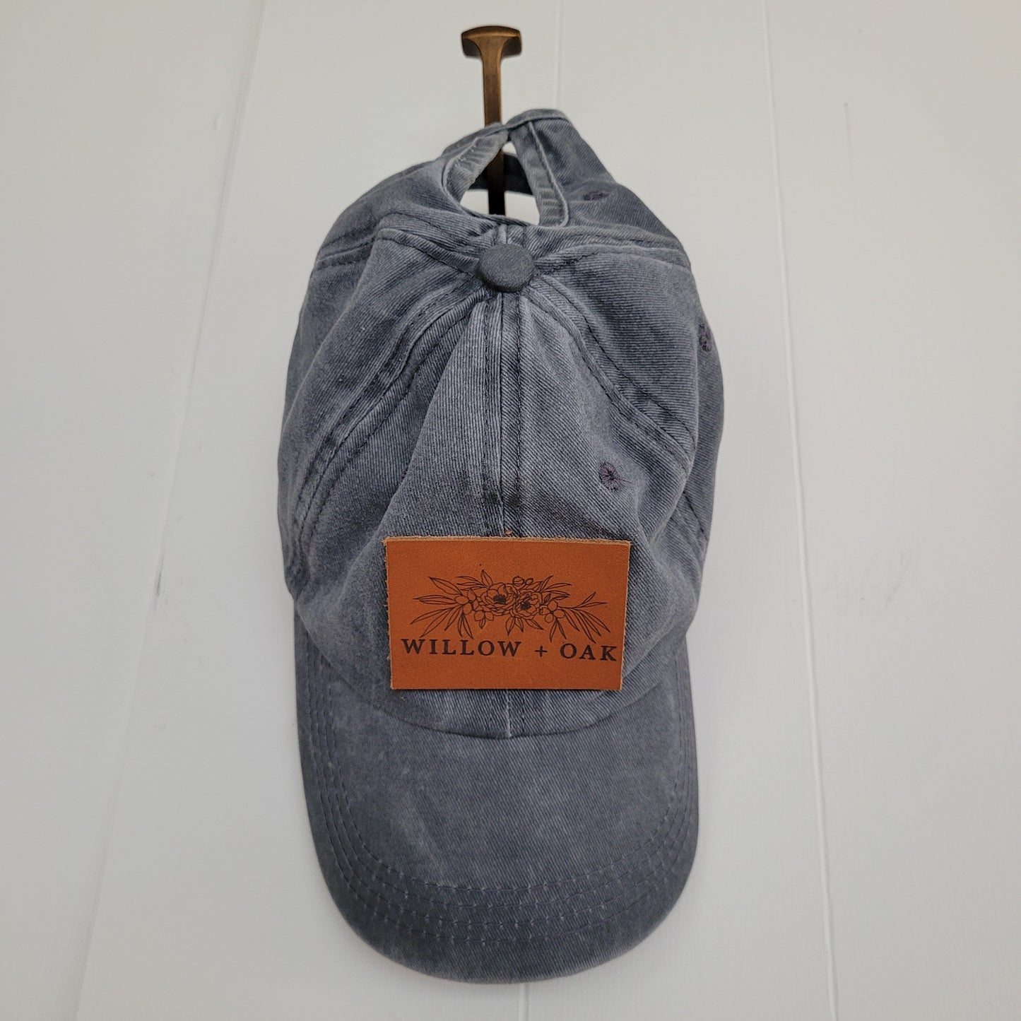 Willow & Oak Neutral Grey Baseball Cap