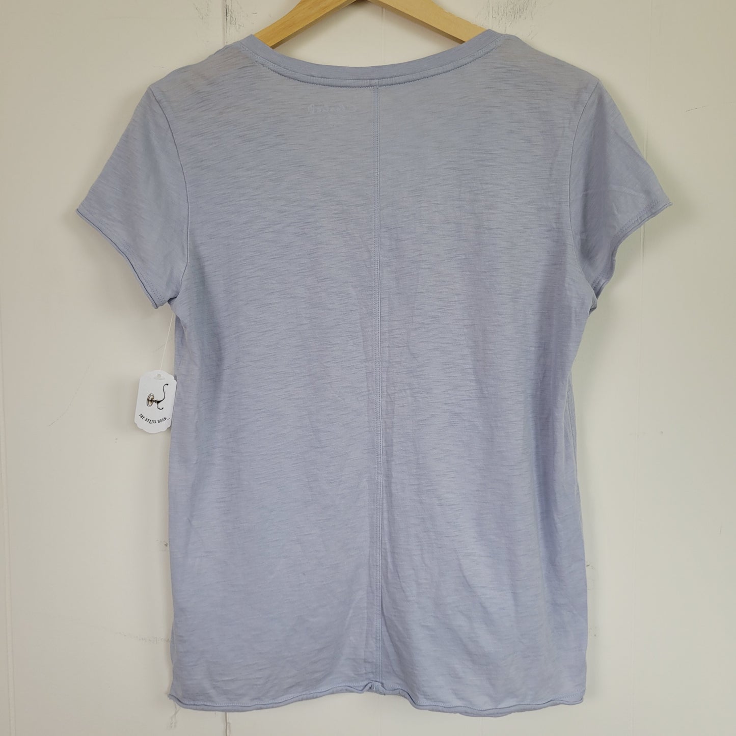 Light Blue Scoop Neck Slub T-Shirt - Charlie B (Medium)