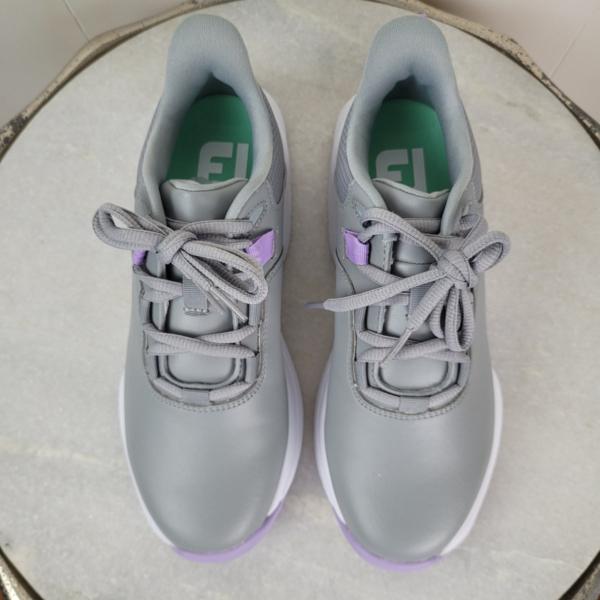 FootJoy ProLite Golf Shoes - Grey/Purple (Women’s 5)