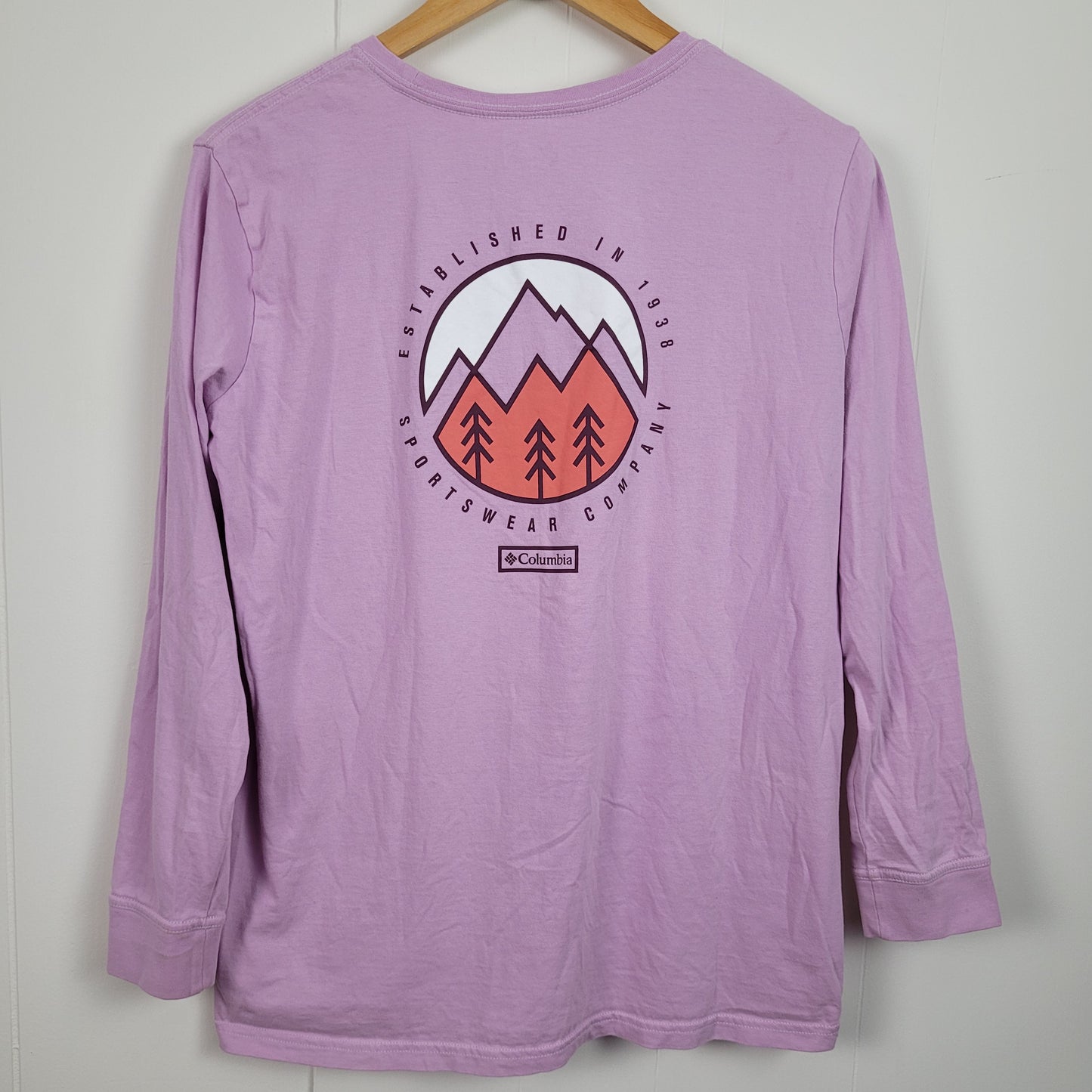 Lilac Graphic Long Sleeve Tee - Columbia (Medium)