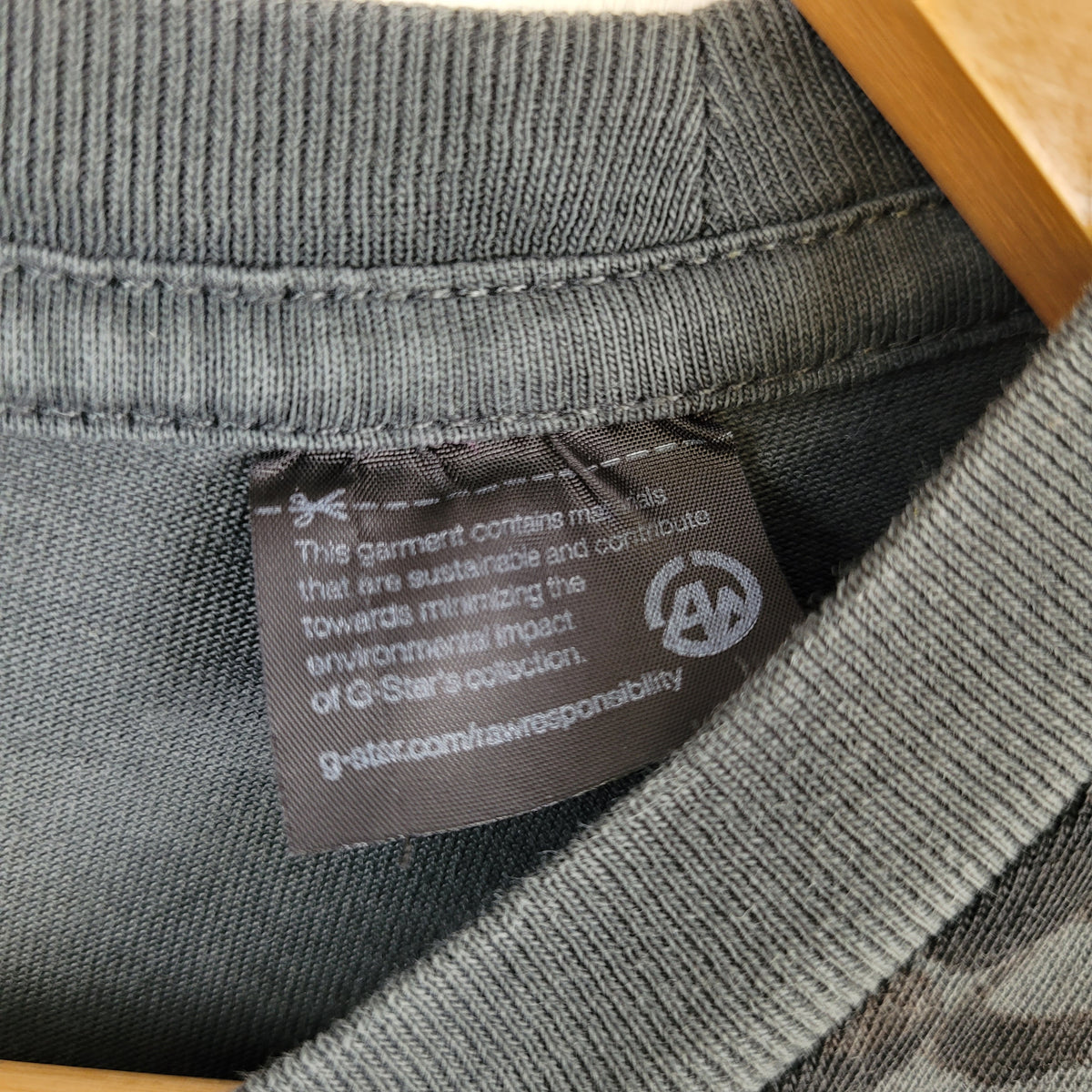 Grey Geometric Print T-Shirt - G-Star RAW (XS)