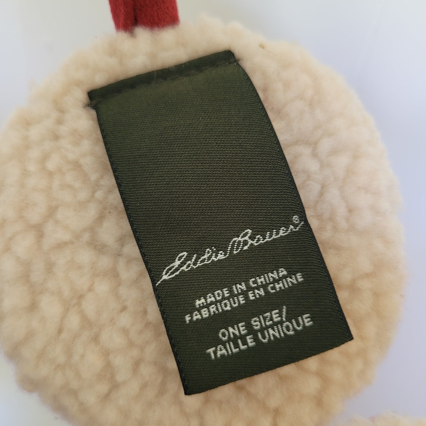 Red Snowflake Knit Earmuffs - Eddie Bauer