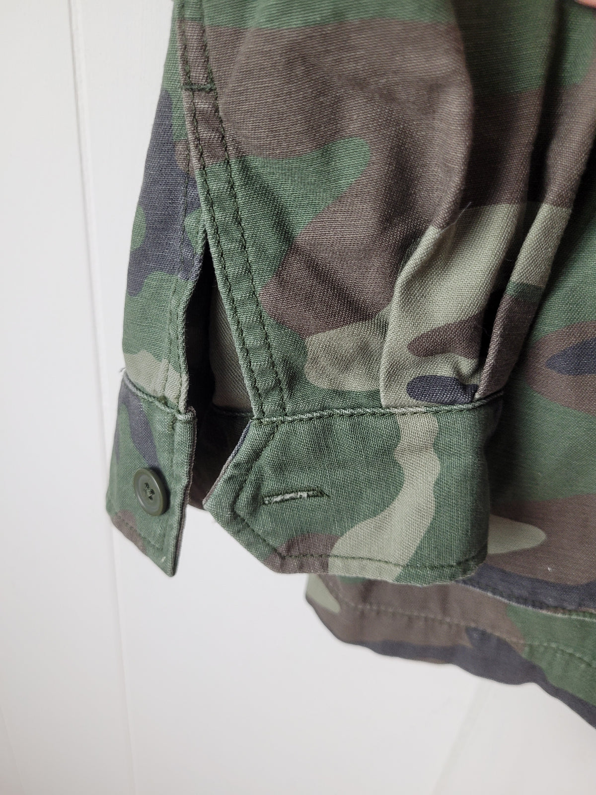 Tna Medium Camouflage Cotton Utility Jacket