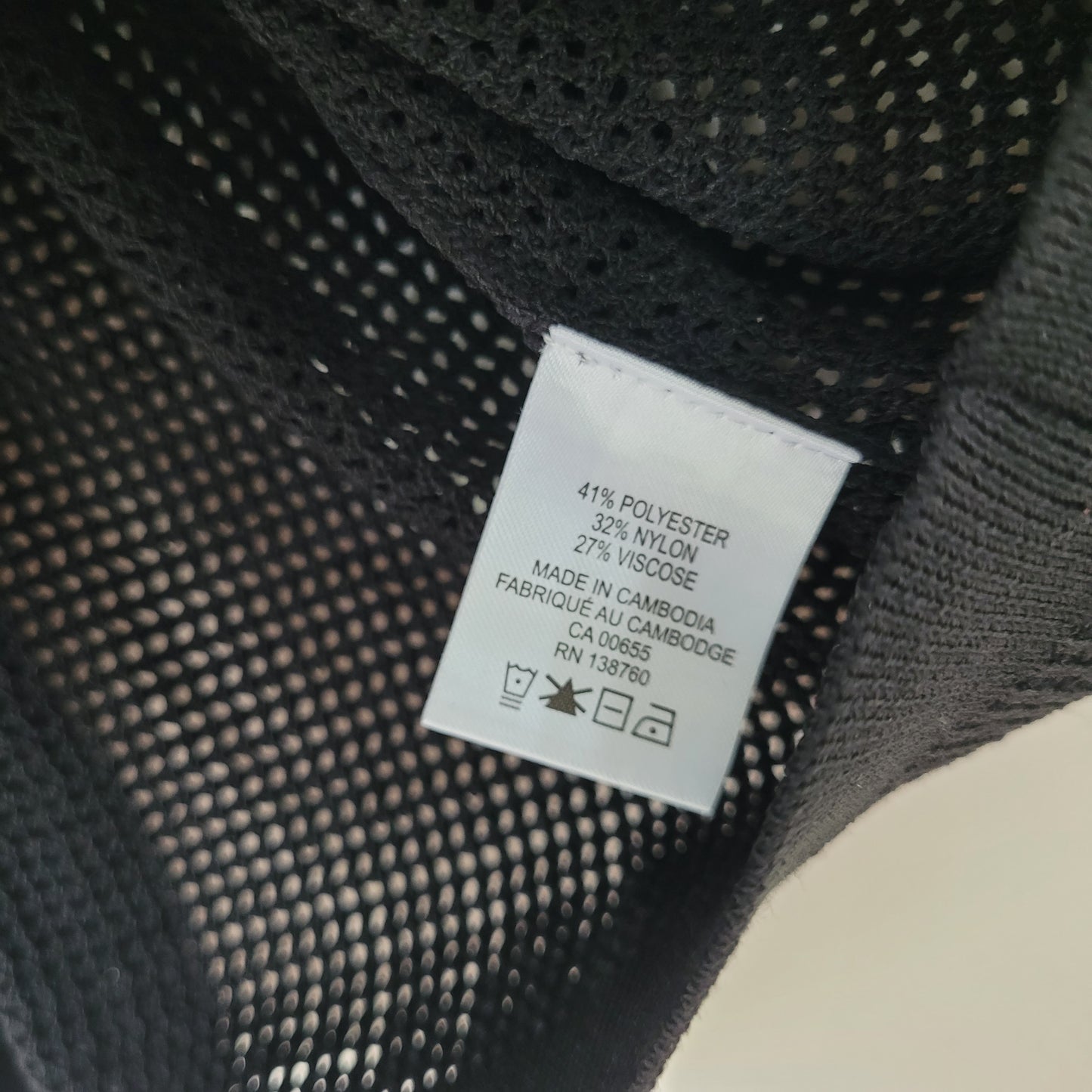 Black Open Knit Tank Top - Reitmans (Large)