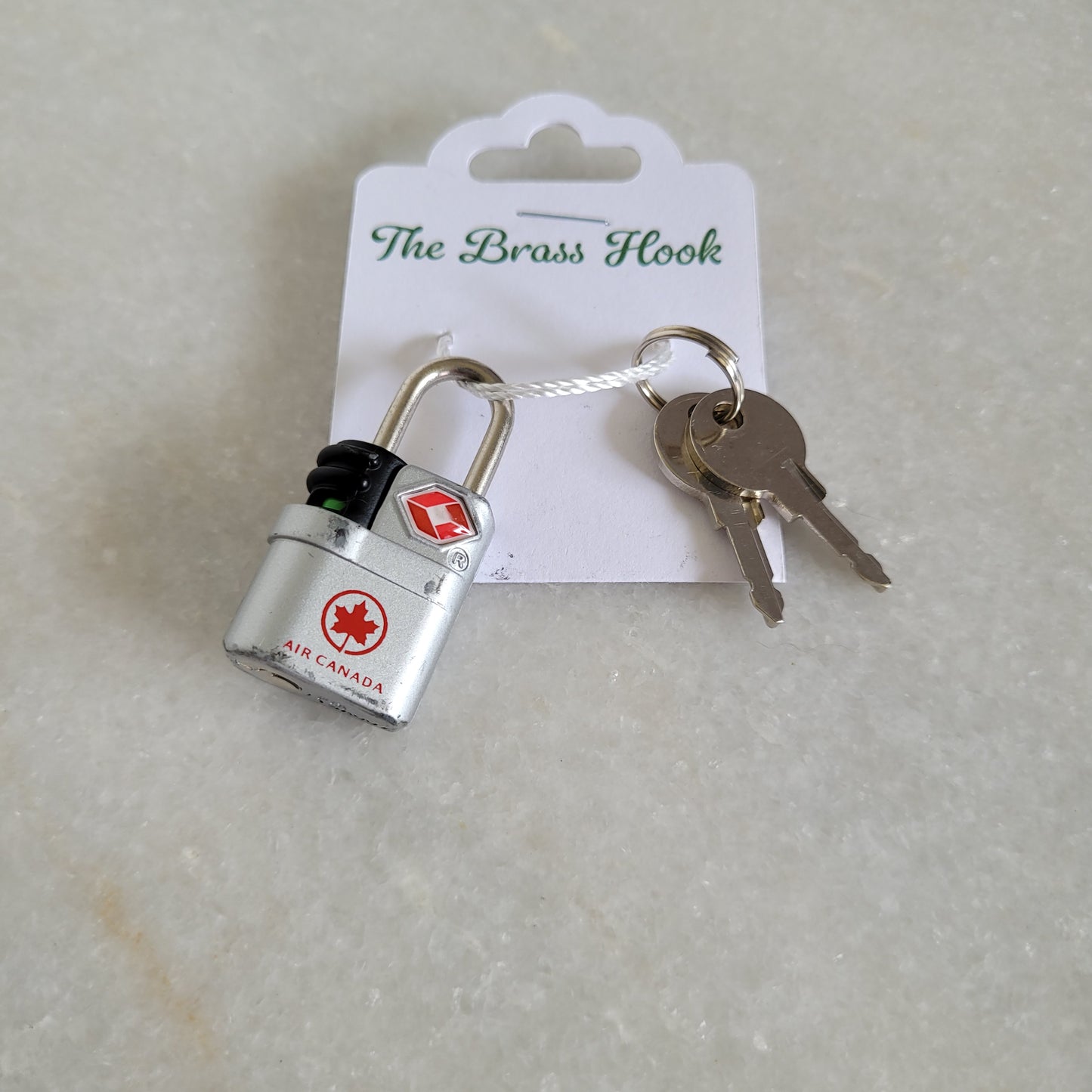 Air Canada TSA-Approved Travel Padlock with 2 Keys - Luggage Lock