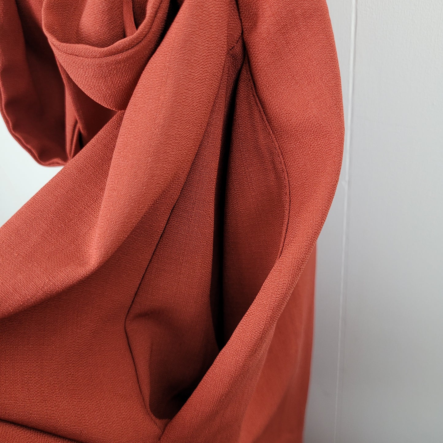 Rust Tie-Back Maxi Dress - Small