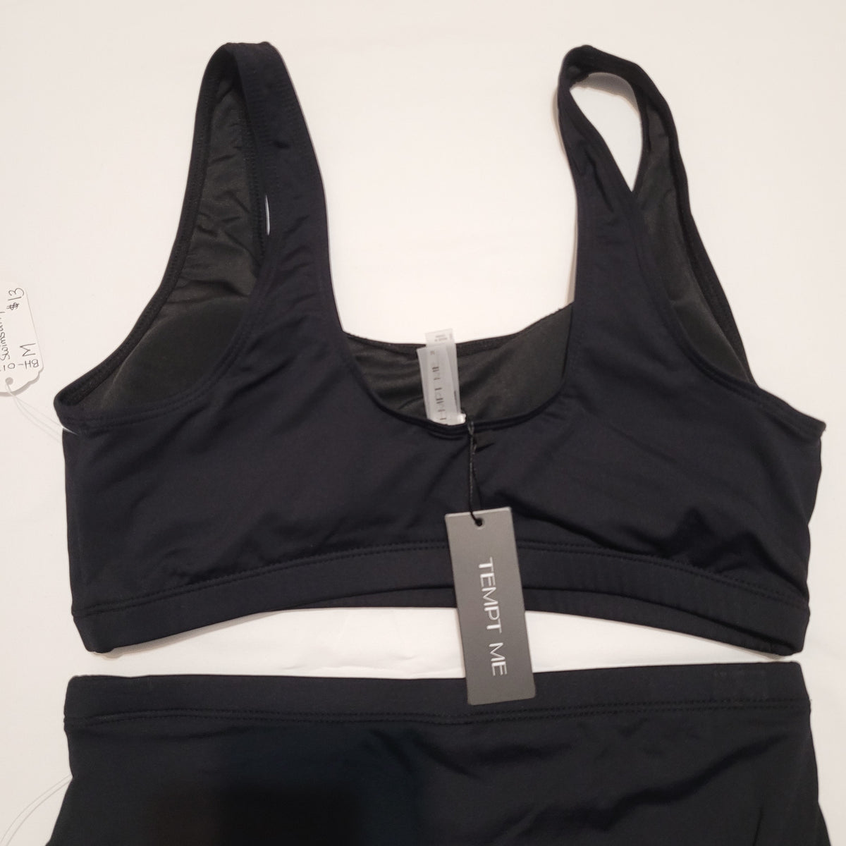 Black High-Waisted Bikini Set - Tempt Me (M)