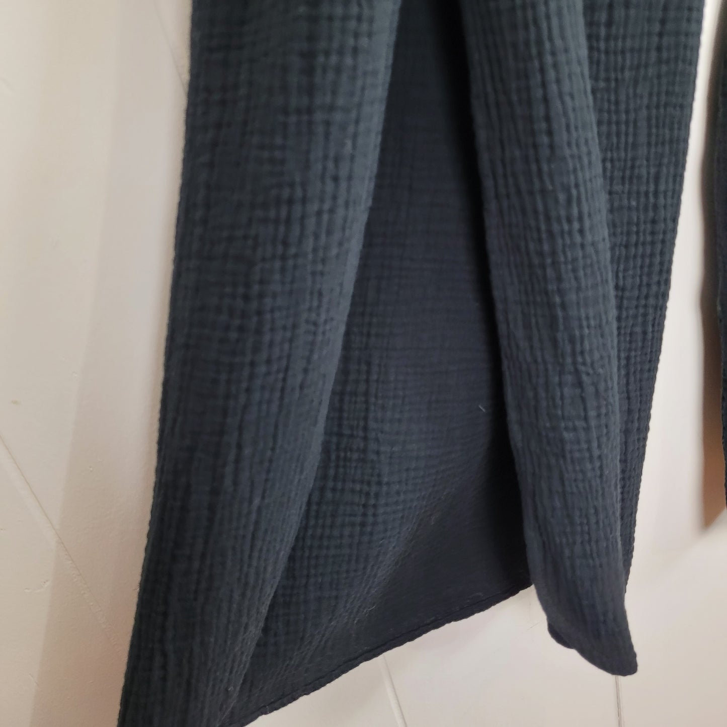 Black Gauze Wide Leg Pants - No Boundaries (Large)