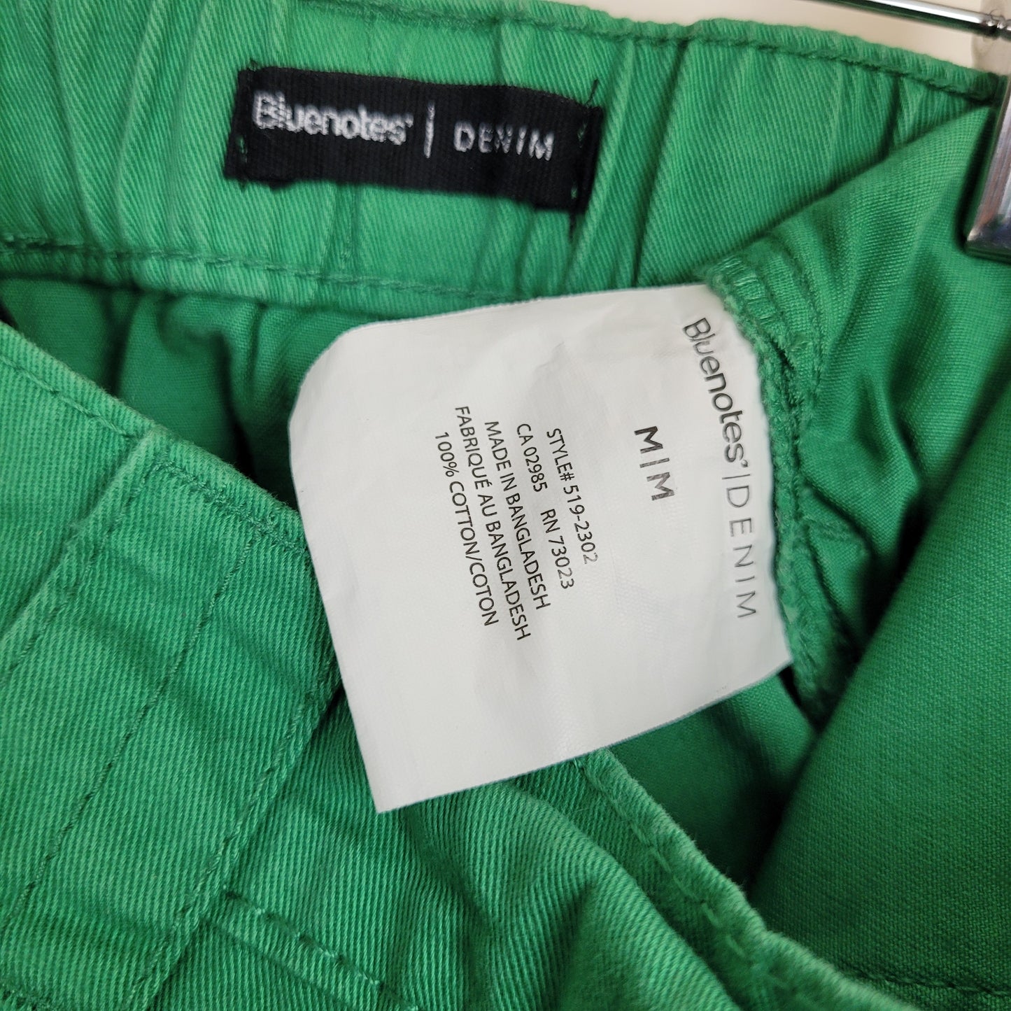 Green Utility Cotton Shorts - Bluenotes (M)