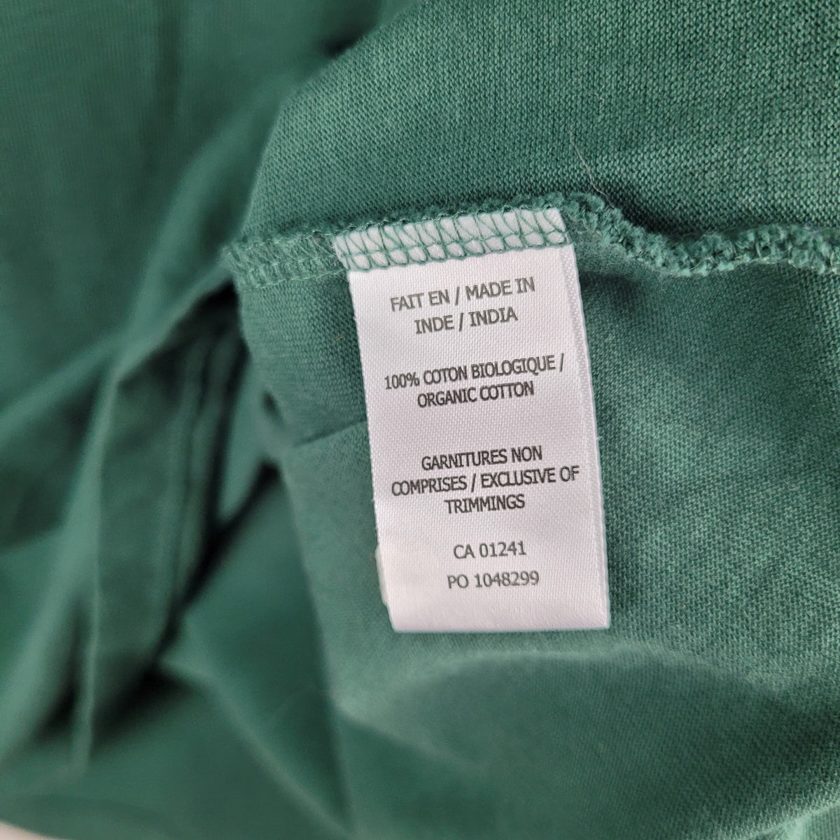 Green Organic Cotton T-Shirt Dress - Twik by Simons (Size M)