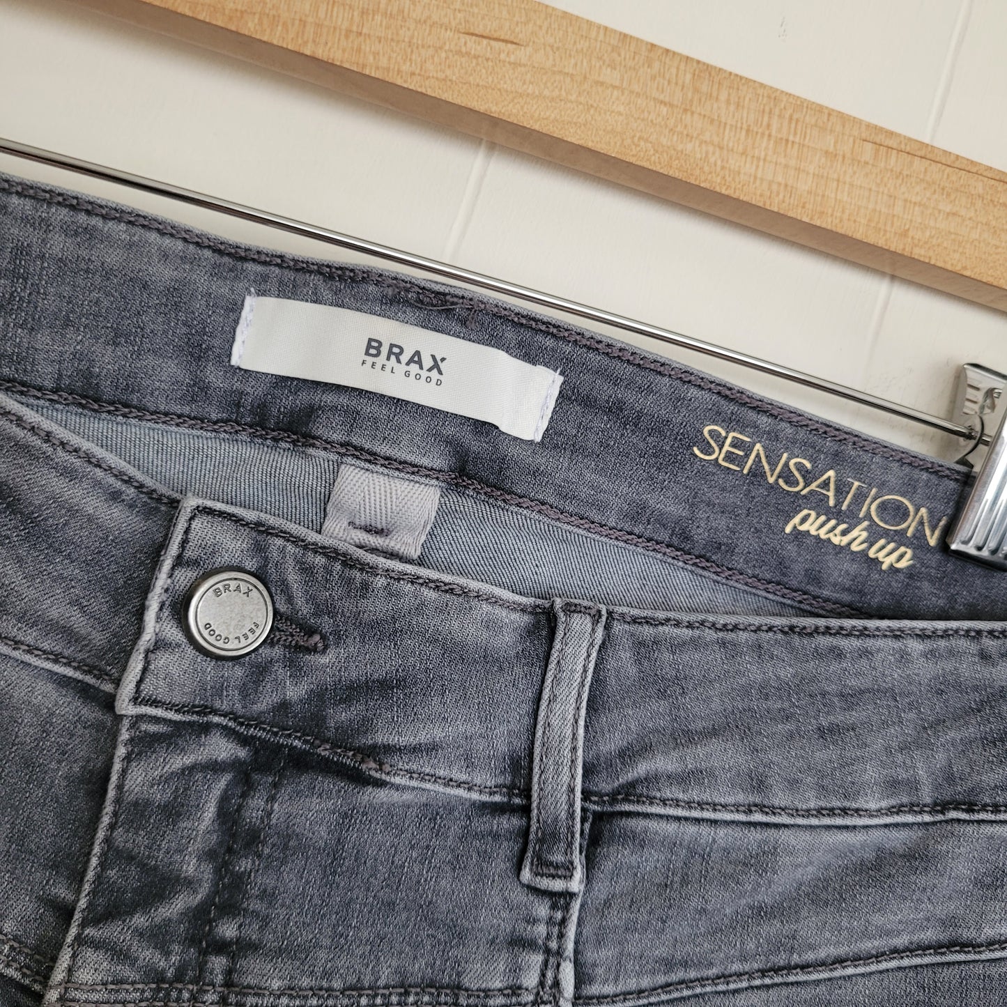 Grey Skinny Jeans - Brax (Size 18)