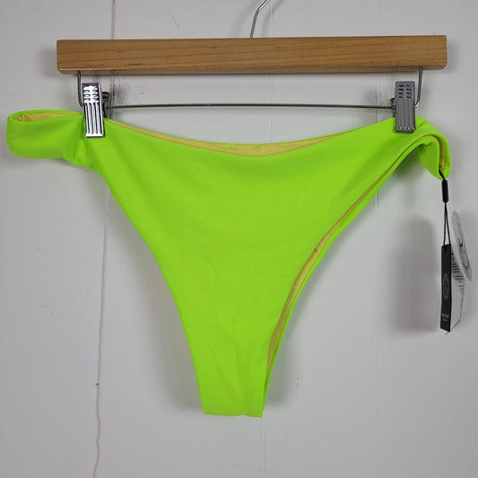 Neon Lime High Cut Bikini Bottoms - Relleciga (XL NWT)