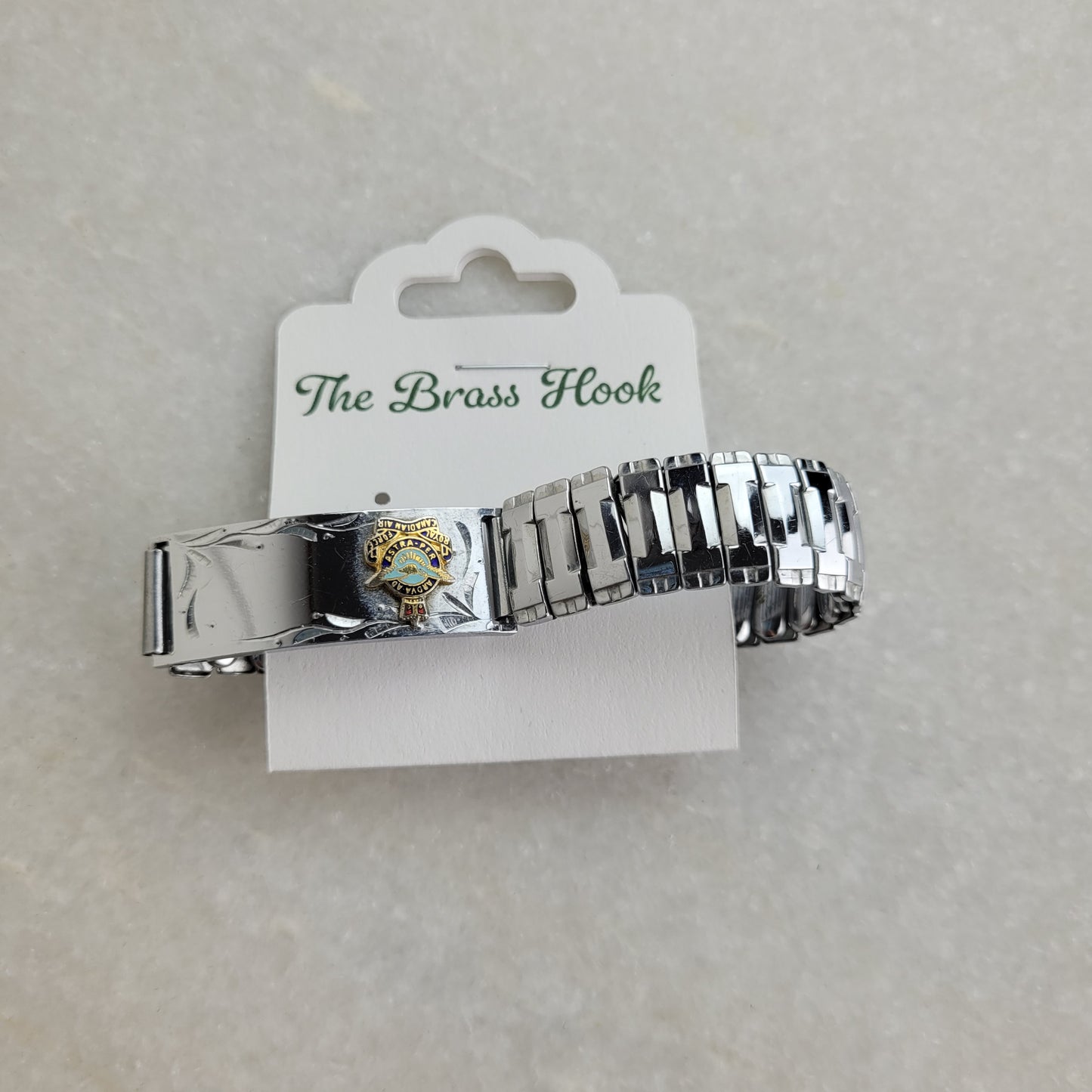 Vintage RCAF Stretch ID Expansion Bracelet - Royal Canadian Air Force