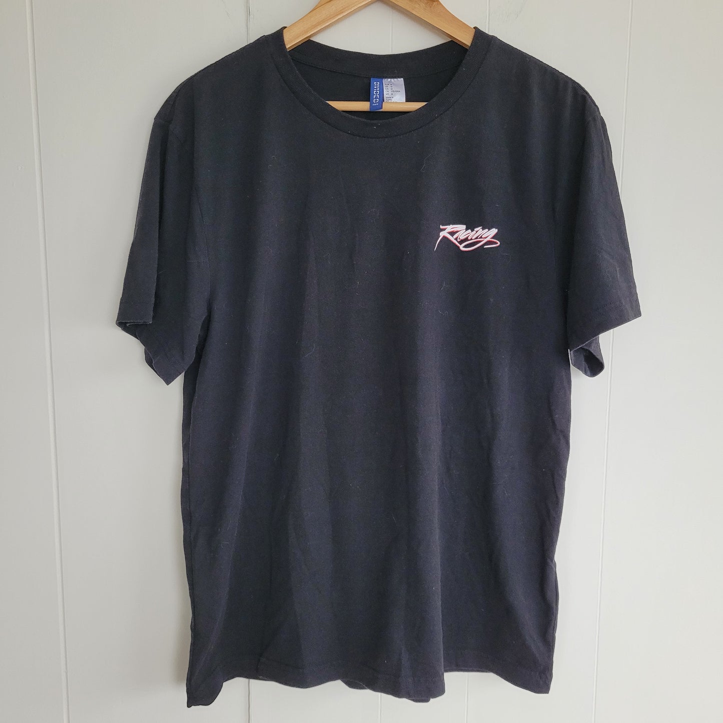 Black Racing Graphic T-Shirt - Divided by H&M (Medium)