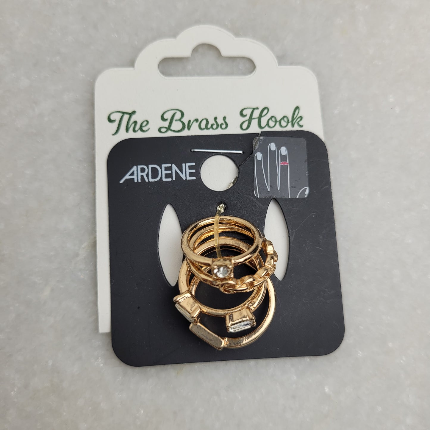 Gold Tone Stackable Ring Set - Ardene