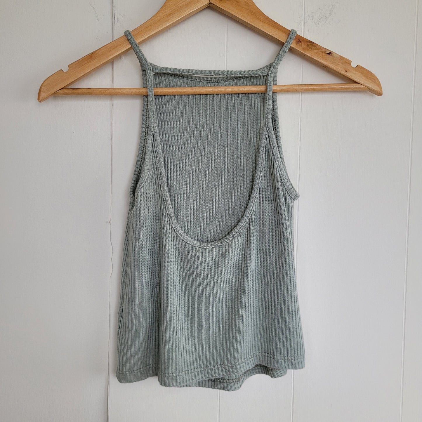 Sage Ribbed Tank - Don't Ask Why AE (One Size)