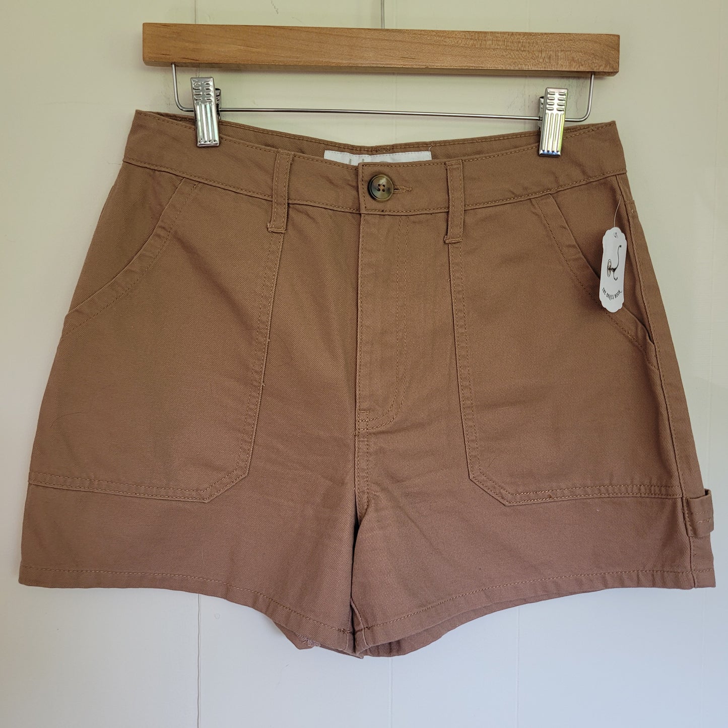 Brown Utility Shorts - Indigo Rein (Size 7)