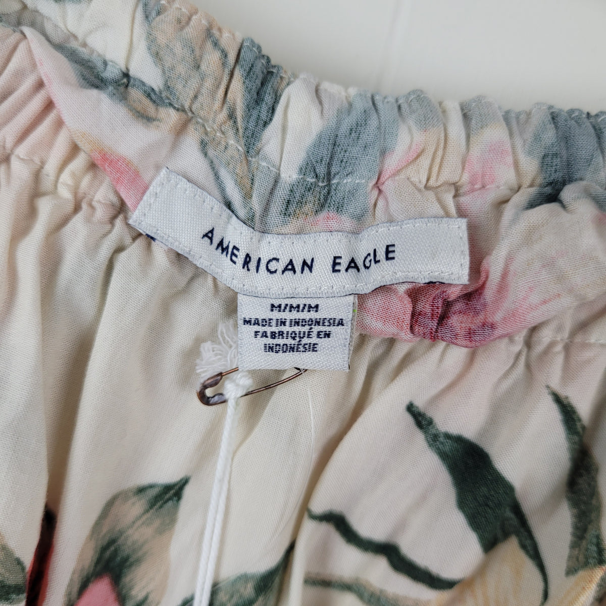 Floral Ruffle Sleeveless Tube Top - American Eagle (M)