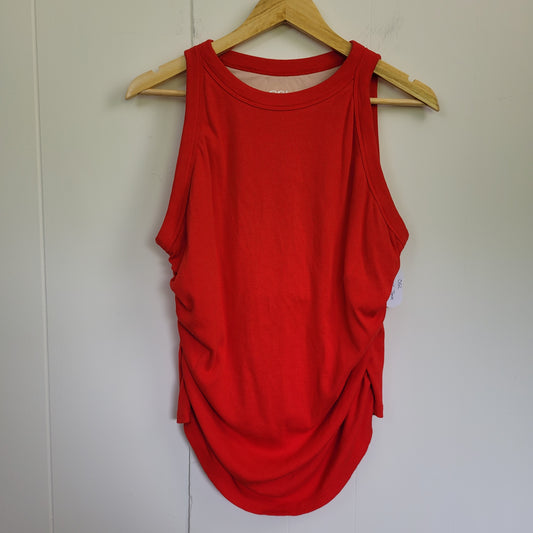 Red Ruched Tank Top - OGL (2XL)
