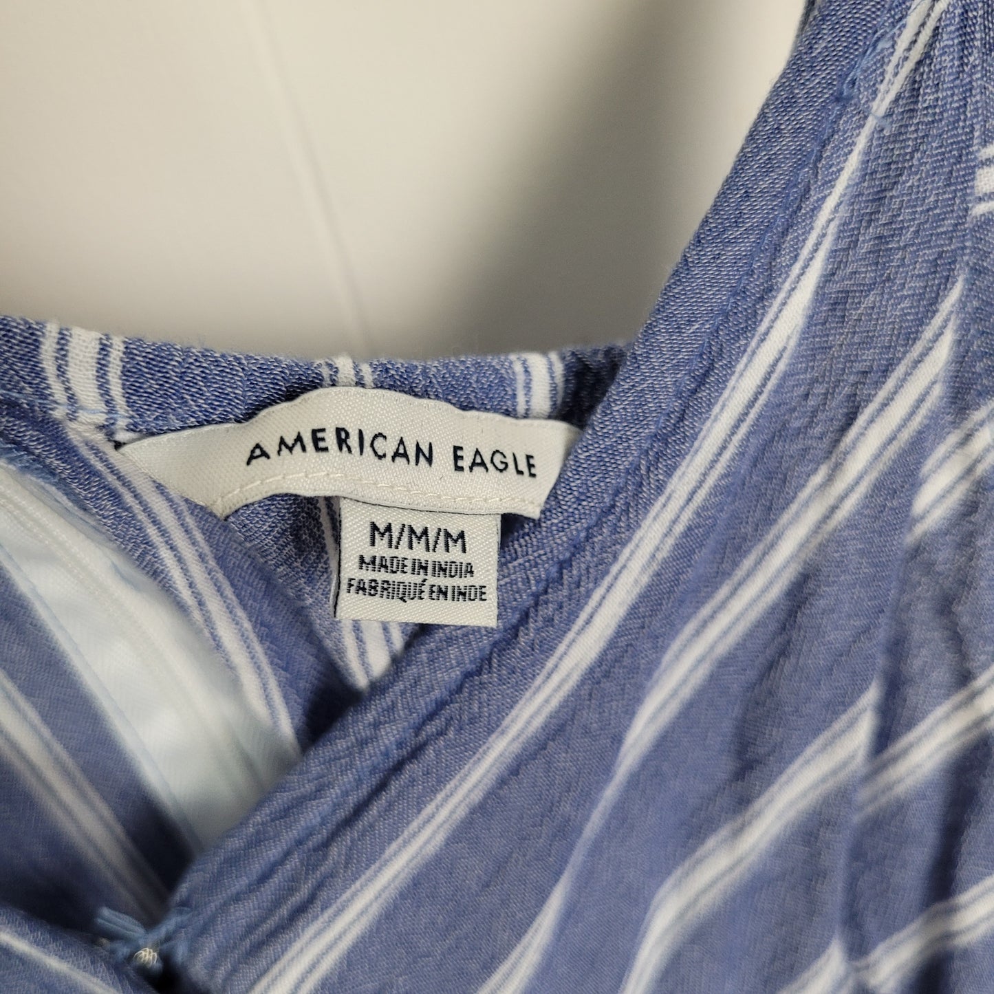 Blue & White Striped Sundress - American Eagle (Medium)