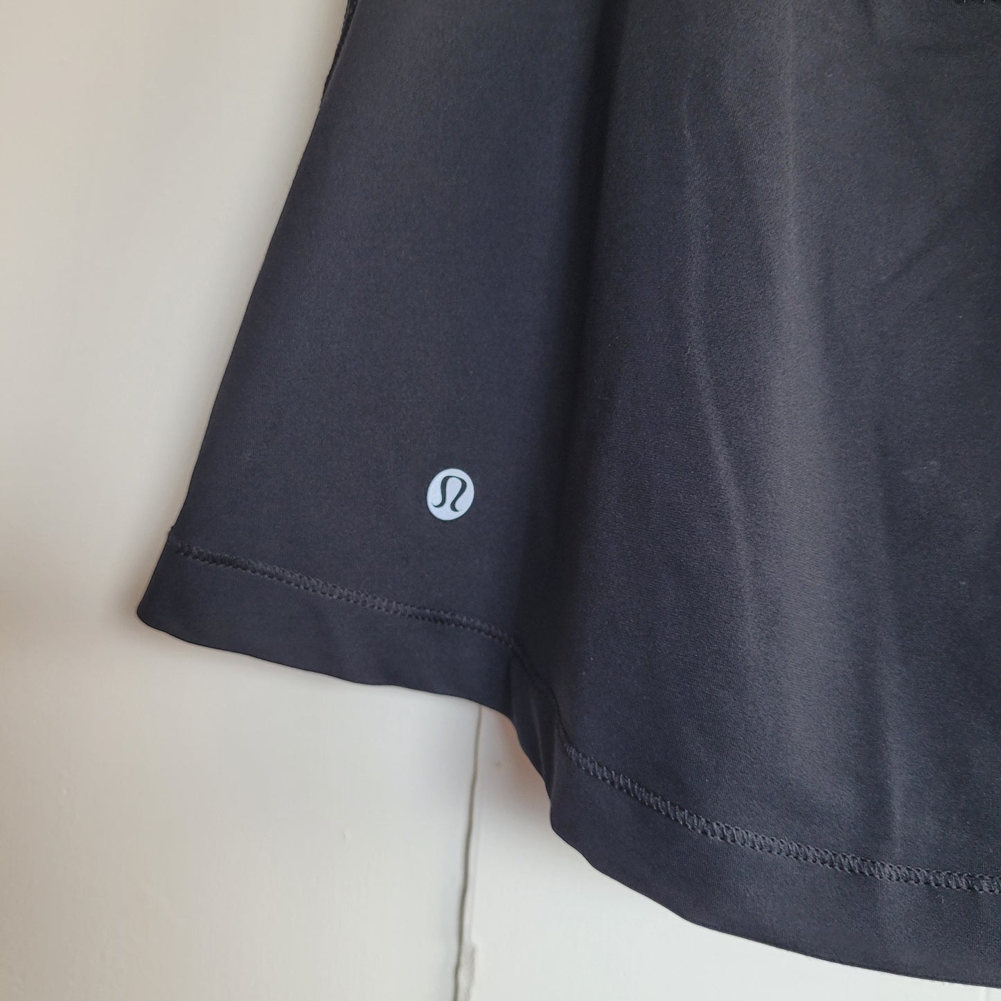 Black Racerback Tank Top - Built-In Bra - Lululemon (Size 8)
