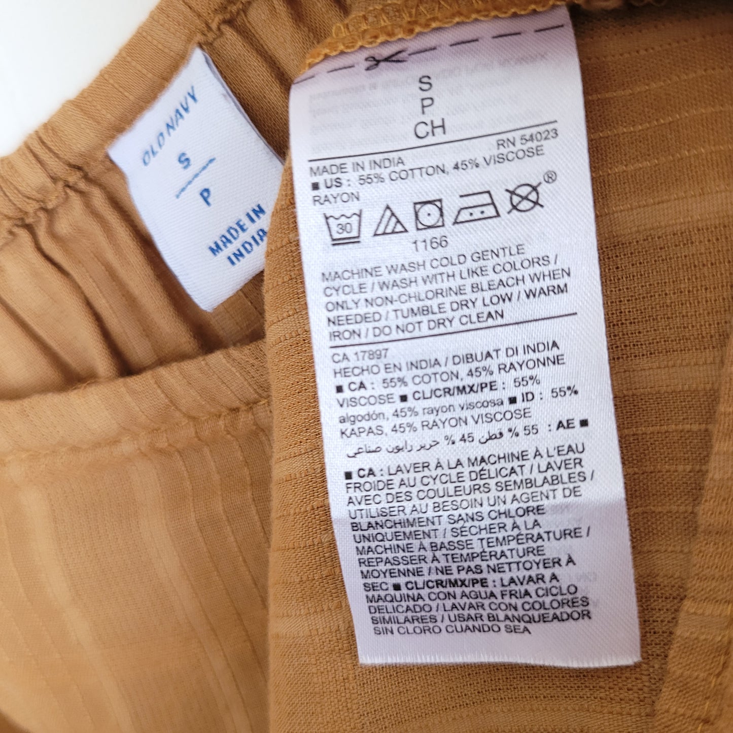 Tan / Caramel Tiered Mini Dress – Old Navy (Size Small)