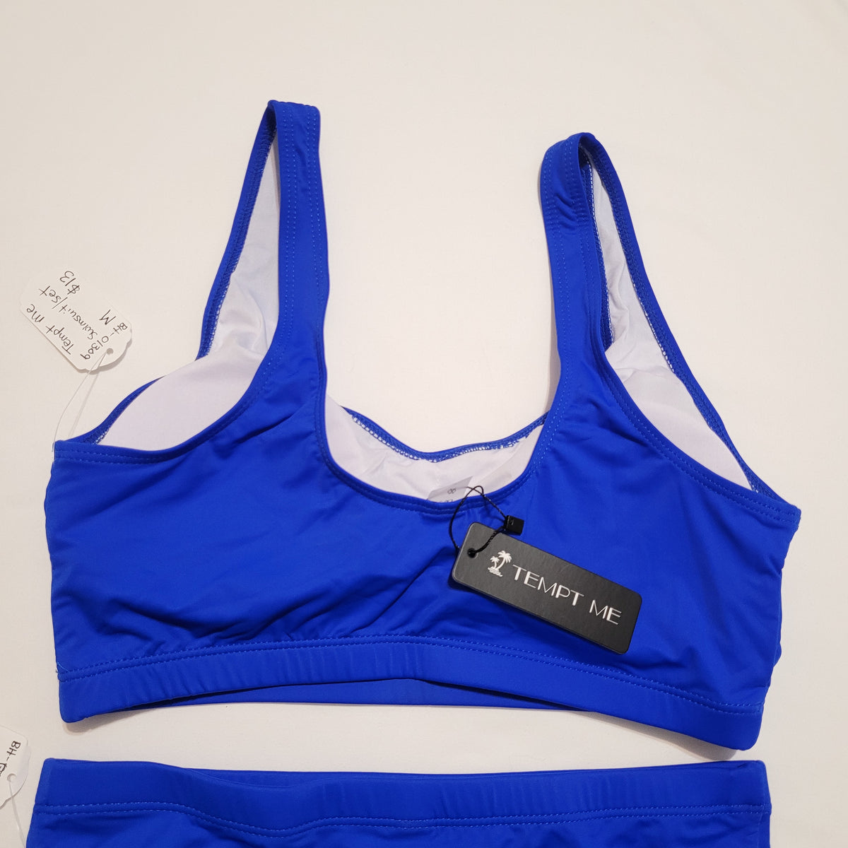 Royal Blue High-Waisted Bikini Set - Tempt Me (M)