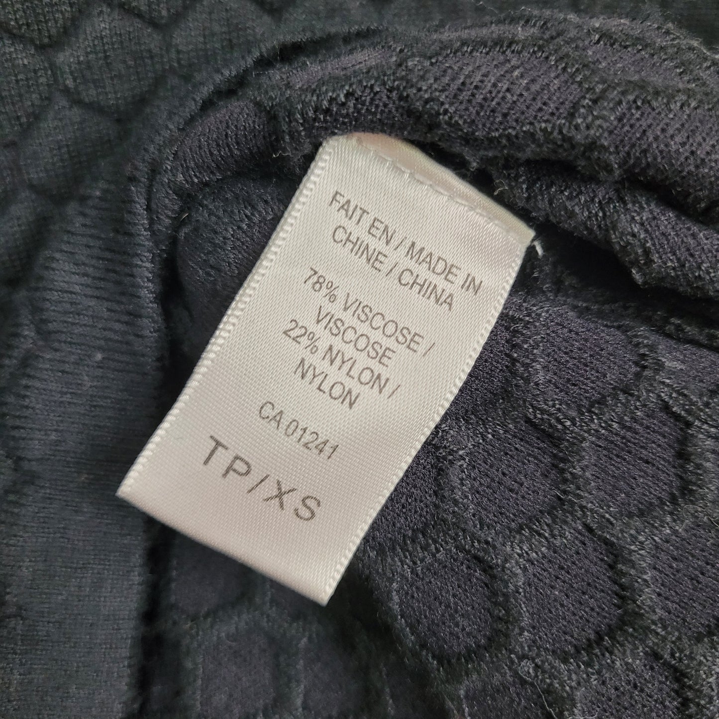 Black Textured Knit Sweater - TWIK by Simons (XS)