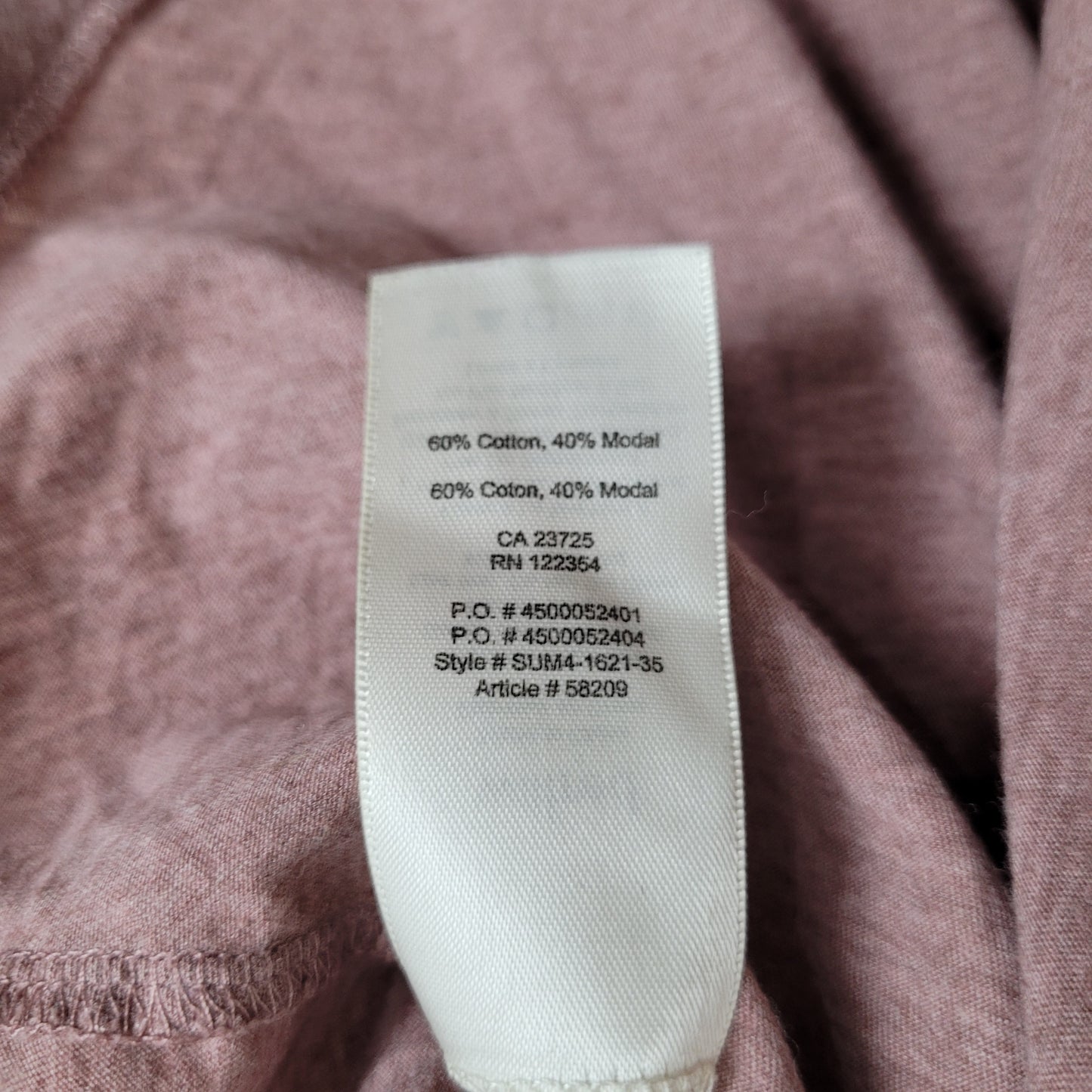 Mauve Sleeveless Basic Tank - Wilfred (XS)
