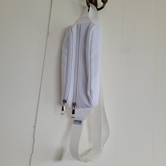 White Nylon Belt Bag / Fanny Pack