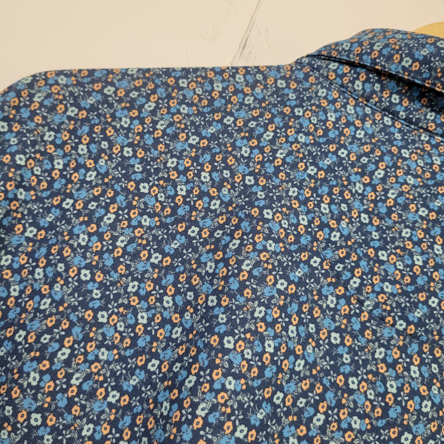 Blue Floral Performance Golf Polo - IZOD Golf (XL)