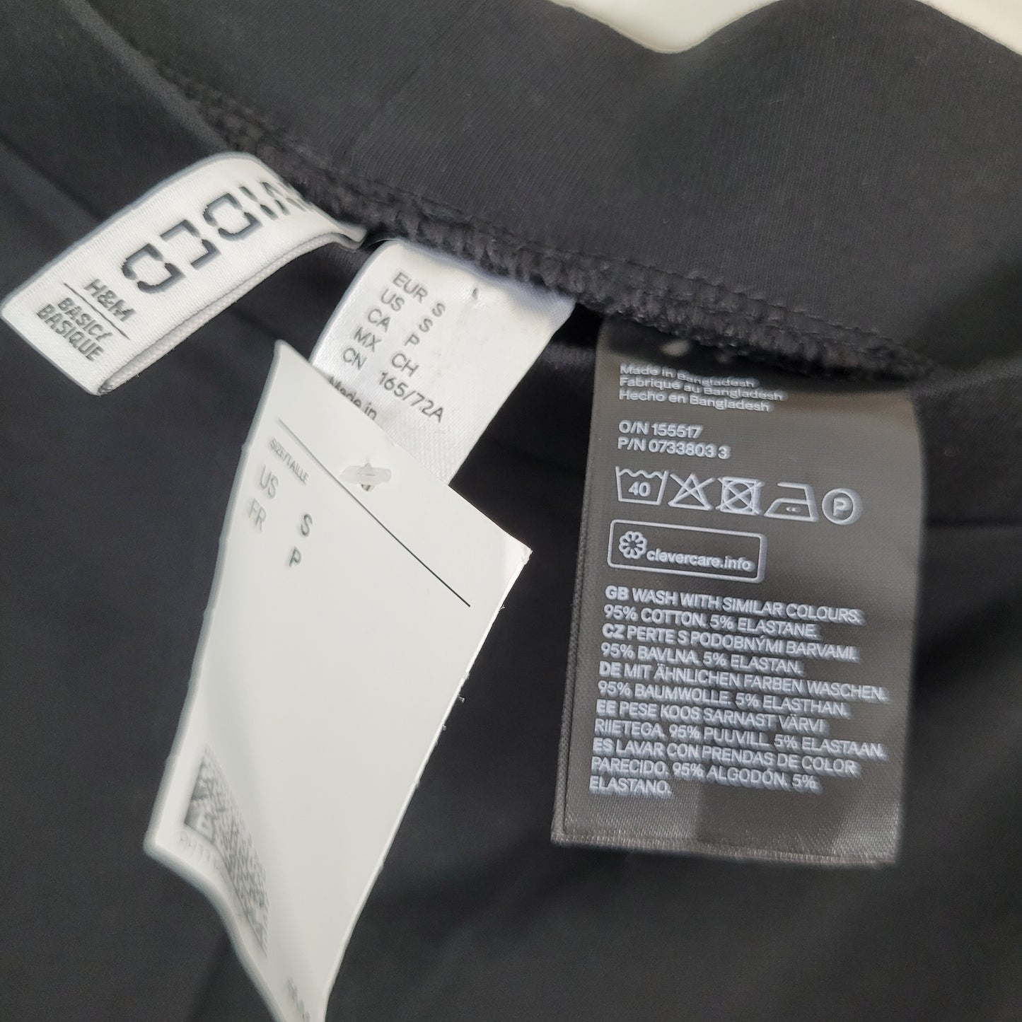 Black Biker Shorts - H&M Divided (Small)