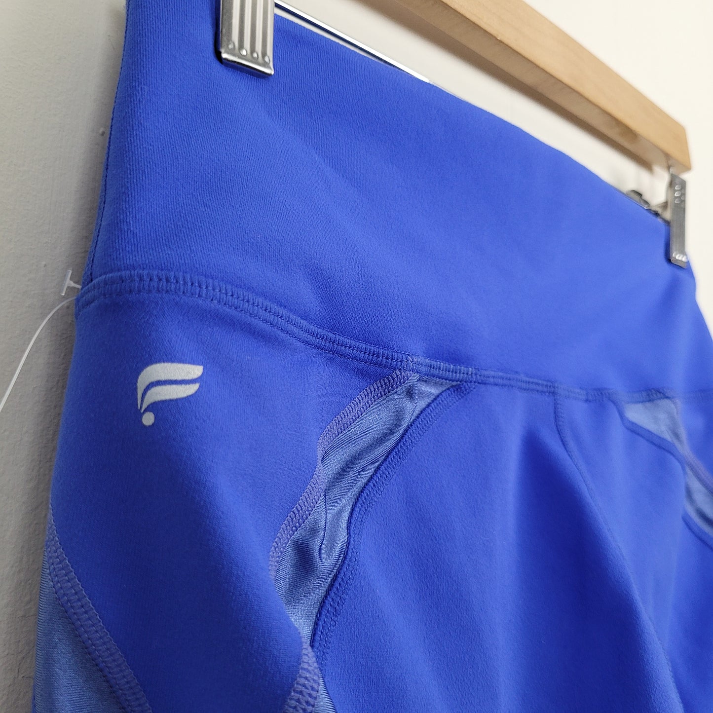 Cobalt Blue Mesh Panel Leggings - Fabletics (Estimated Size Small)