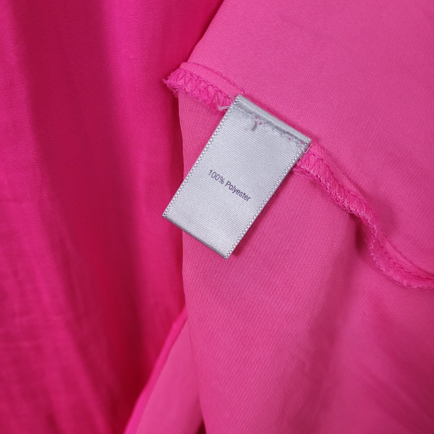 Hot Pink Sleeveless Eyelet Blouse - Jennifer Lopez (1X)