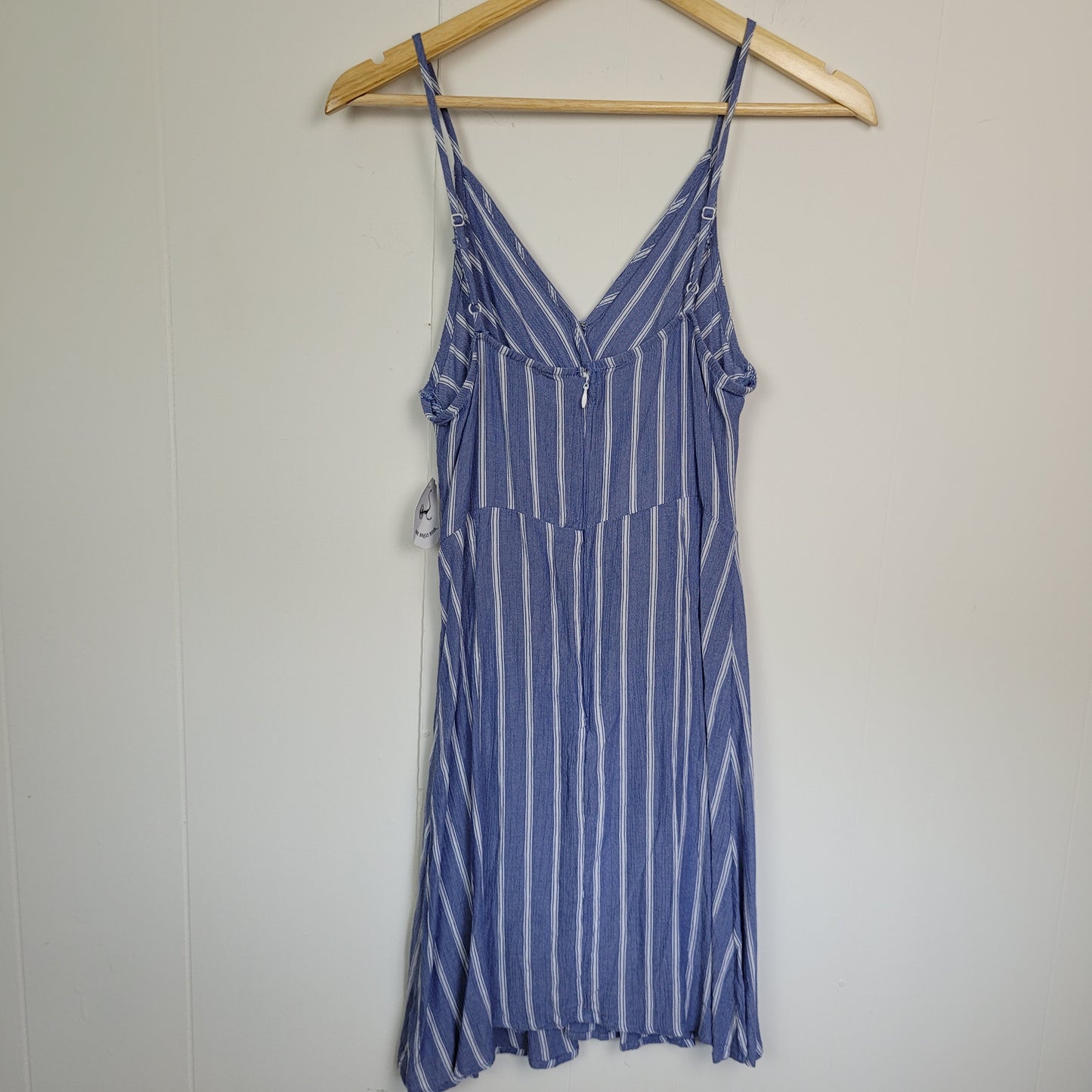 Blue & White Striped Sundress - American Eagle (Medium)