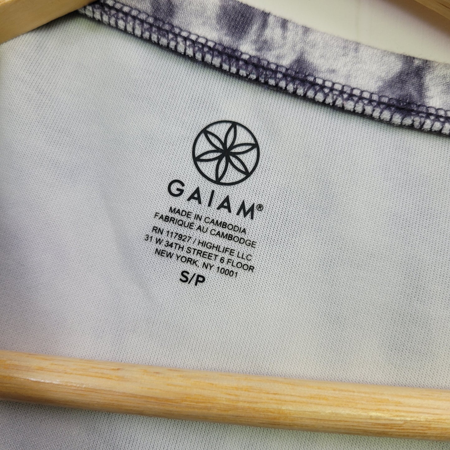 Grey Tie-Dye Sleeveless Dress - GAIAM (Small)