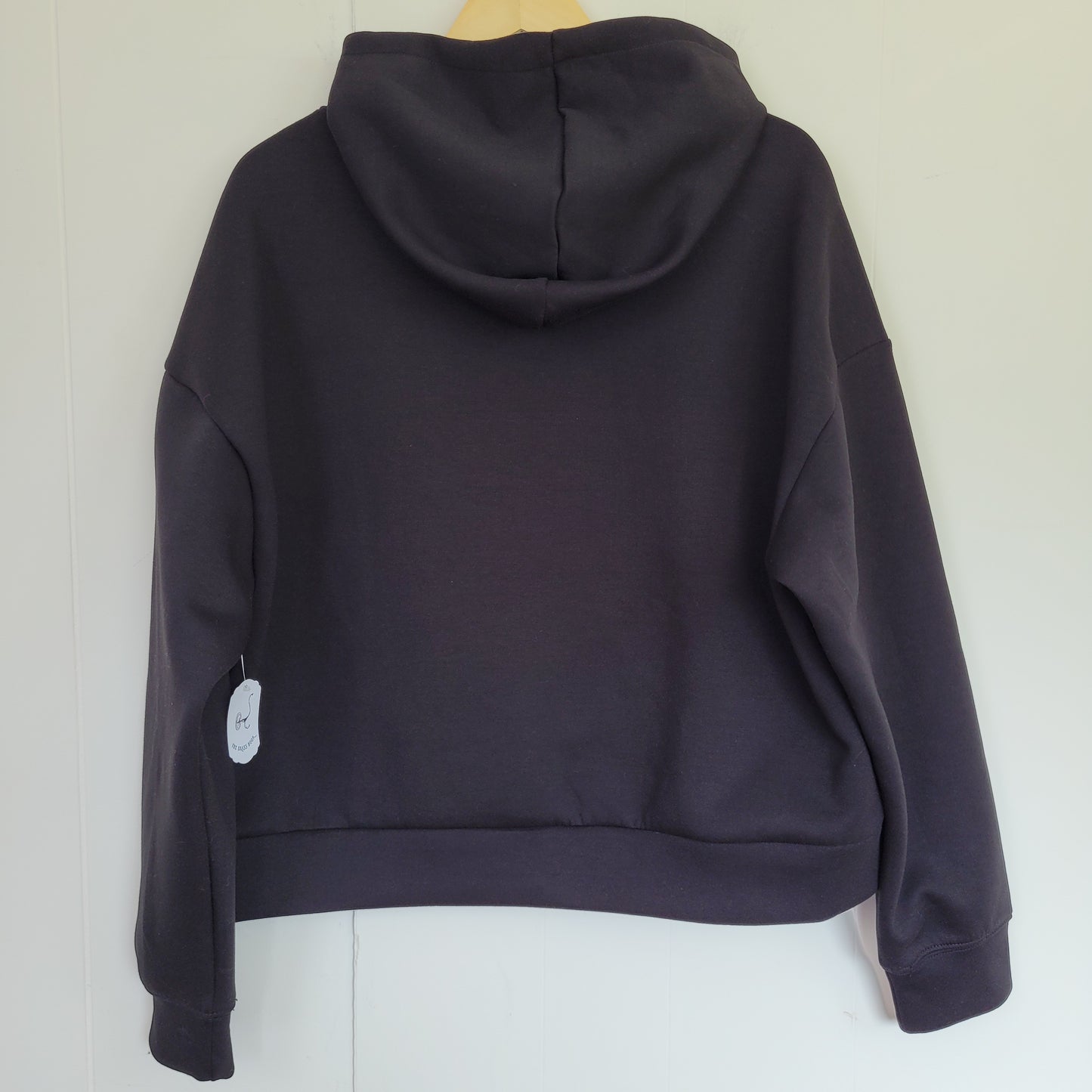 Black Athletic Pullover Hoodie - Athletic Works (XL)