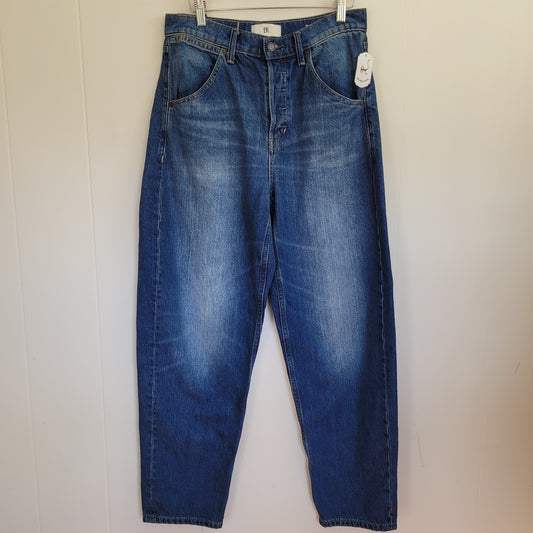 High-Rise Rigid Bow Jeans - Banana Republic (Size 28)