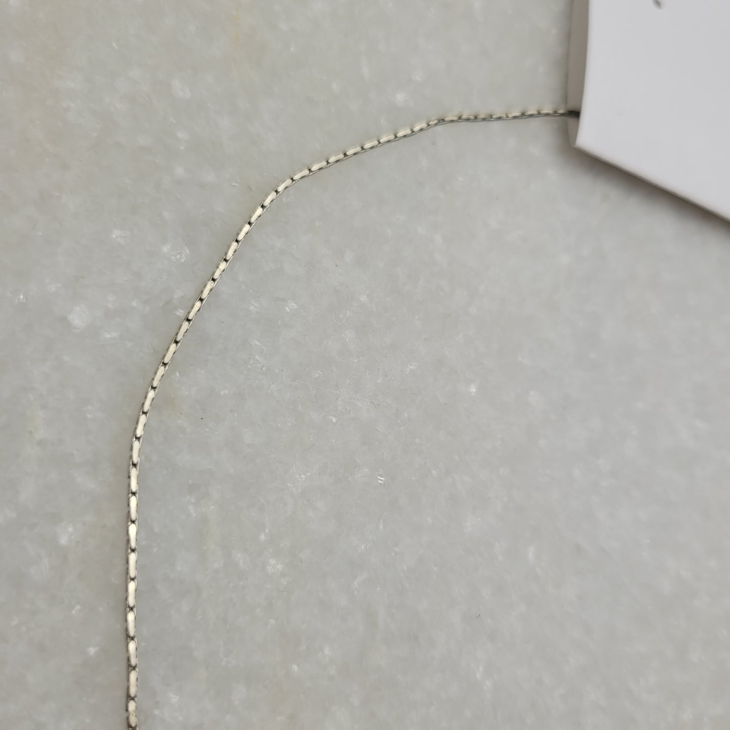 Silver-Tone Snake Chain Necklace
