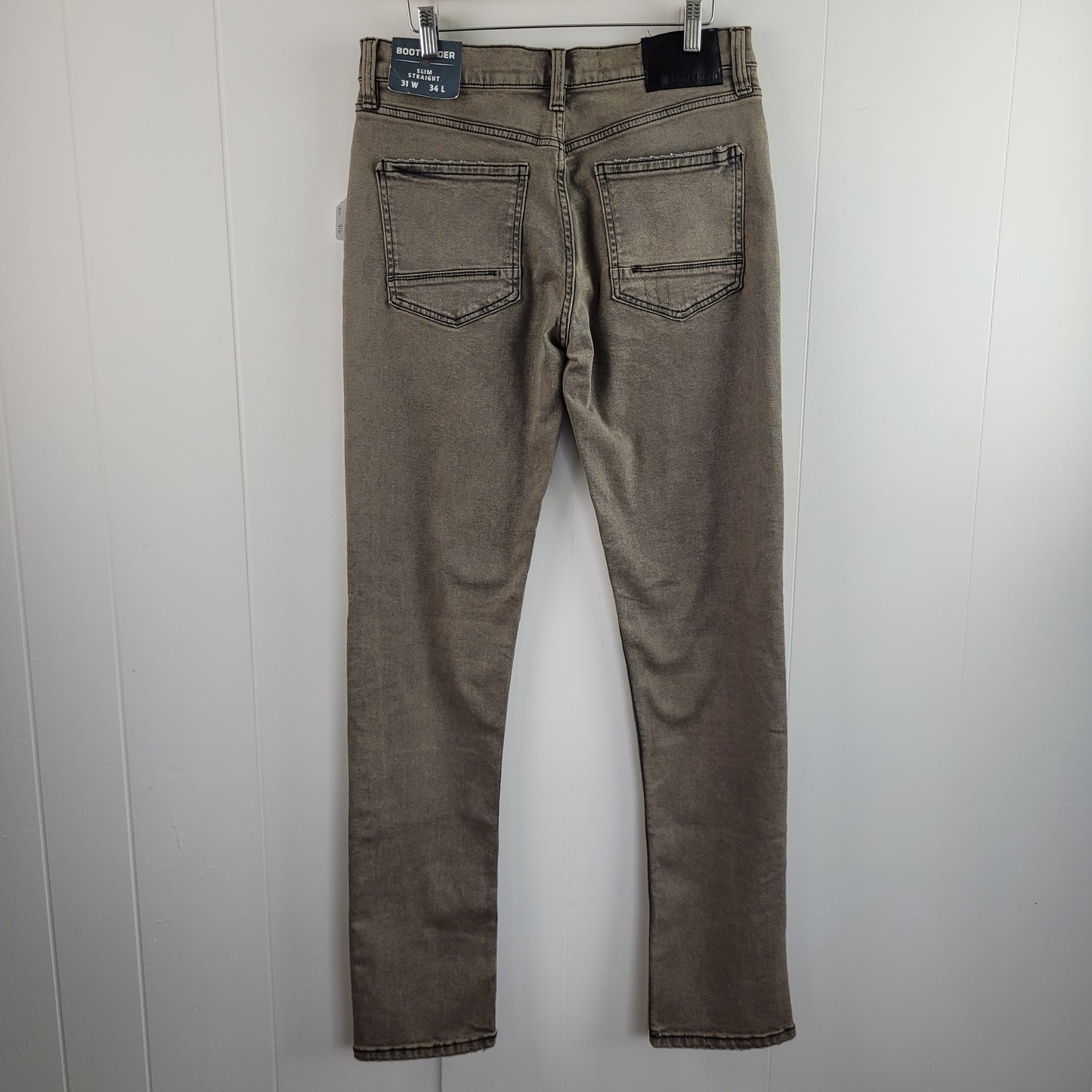 Grey Straight Leg Denim - Bootlegger (Size 31)