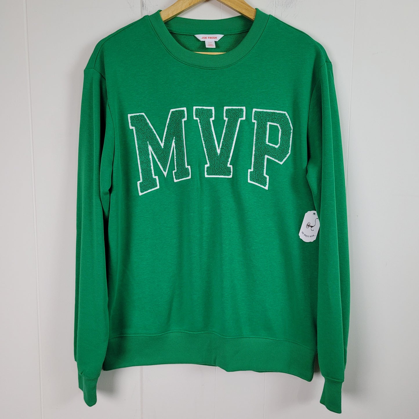 Green "MVP" Graphic Sweatshirt - Joe Fresh (S)